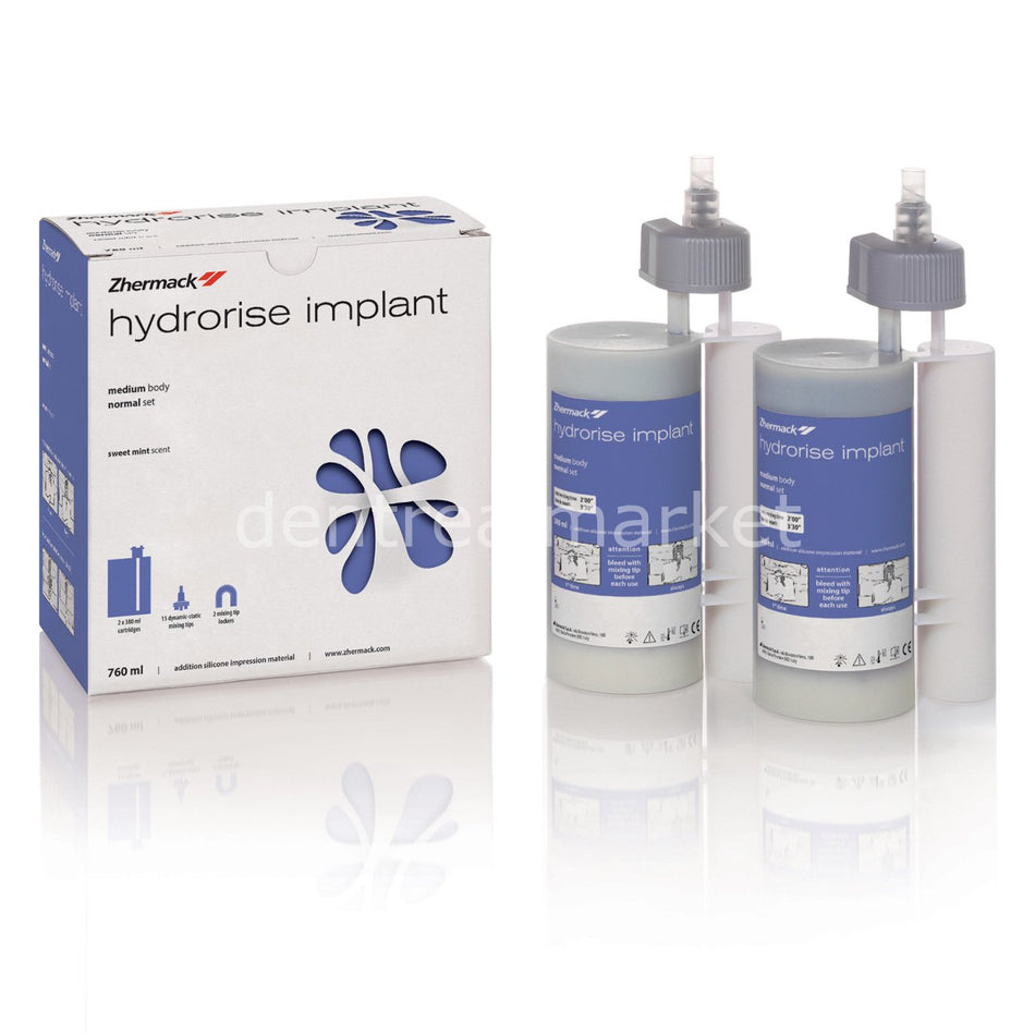 Zhermack Hydrorise Implant Impression Medium Body - 2x380 ml