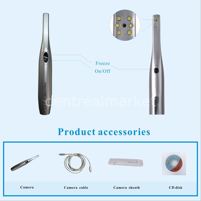 Super Cam Intro Oral Camera USB CCD + Holder CF-689