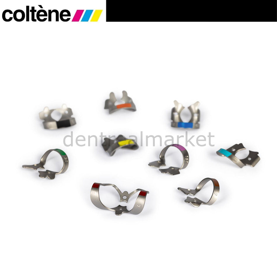 Coltene Hygenic Fiesta Color-Coded Rubber Dam Clamp Set
