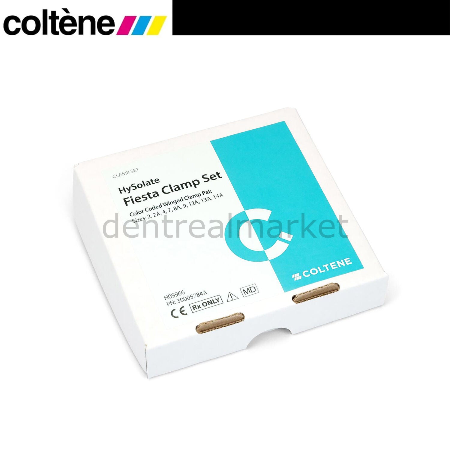 Coltene Hygenic Fiesta Color-Coded Rubber Dam Clamp Set