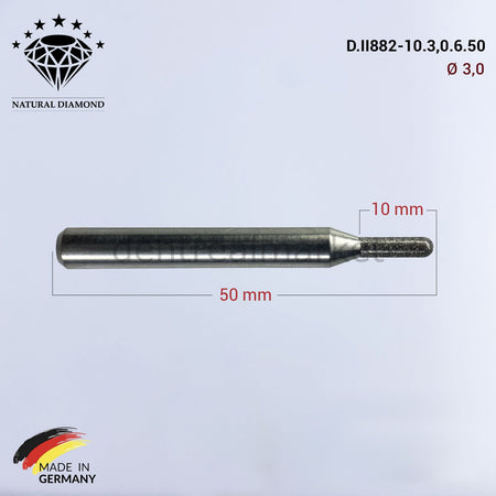 Frank Dental Imes-icore Wieland Diamond CAD/CAM Drill 3.0 mm