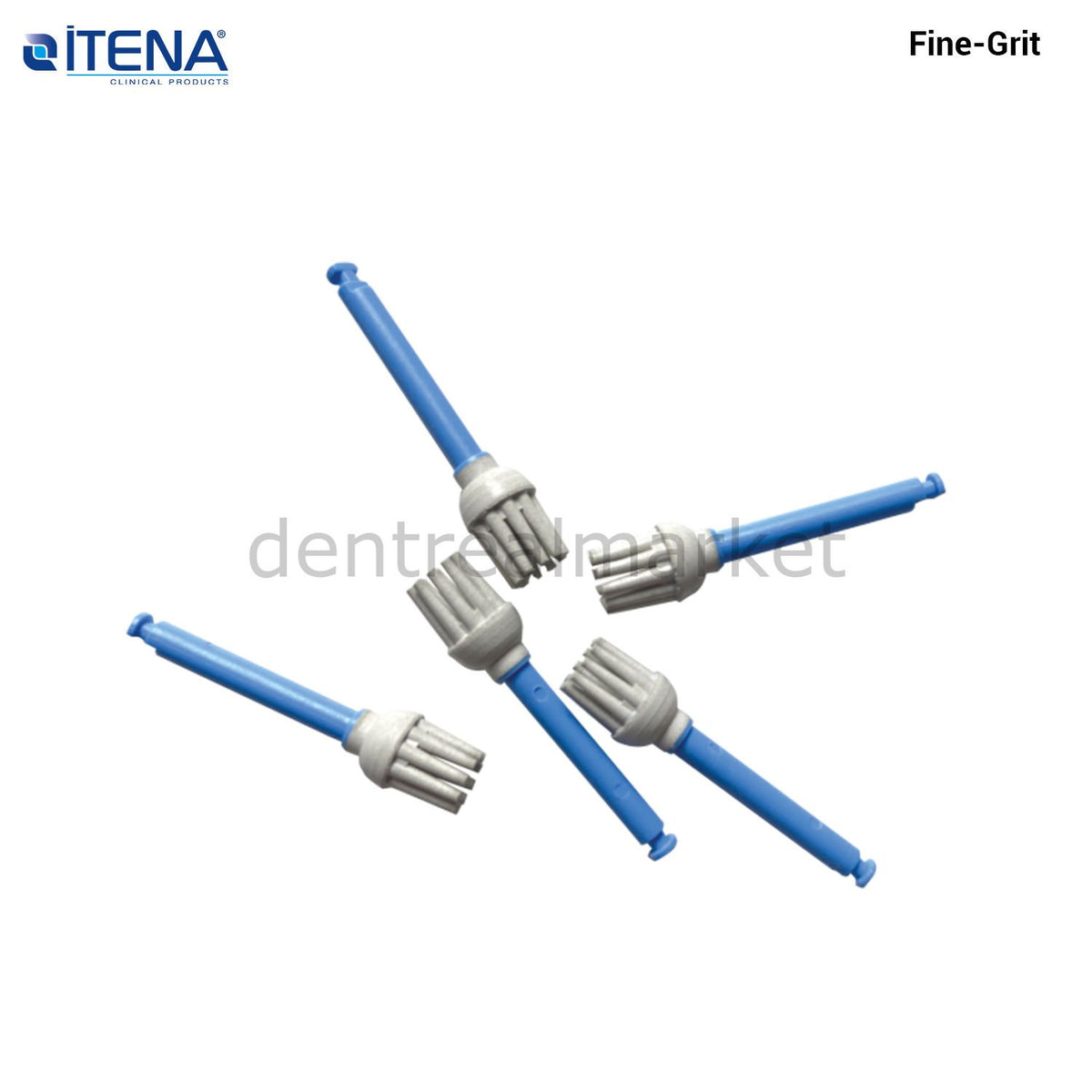 Itena Polish HD Brush Fine-Grit Composite Polishers — 12 pcs
