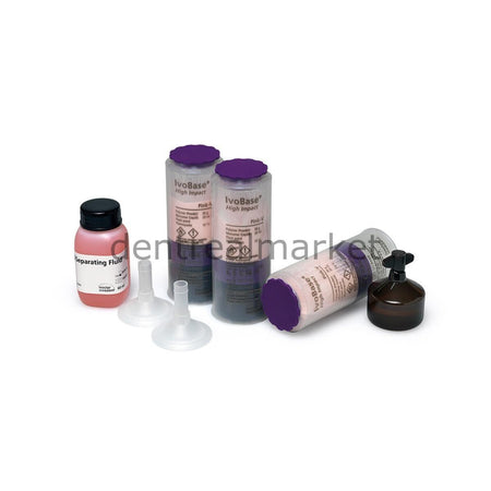 Ivoclar Vivadent IvoBase HI Kit 20 - Denture Base Material - Pink - V