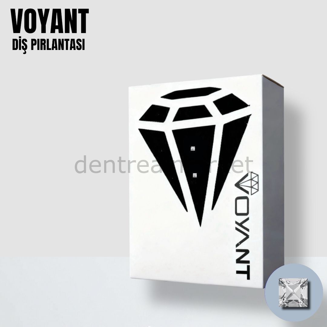 Voyant Voyant Natural Crystal Tooth Gem - Square
