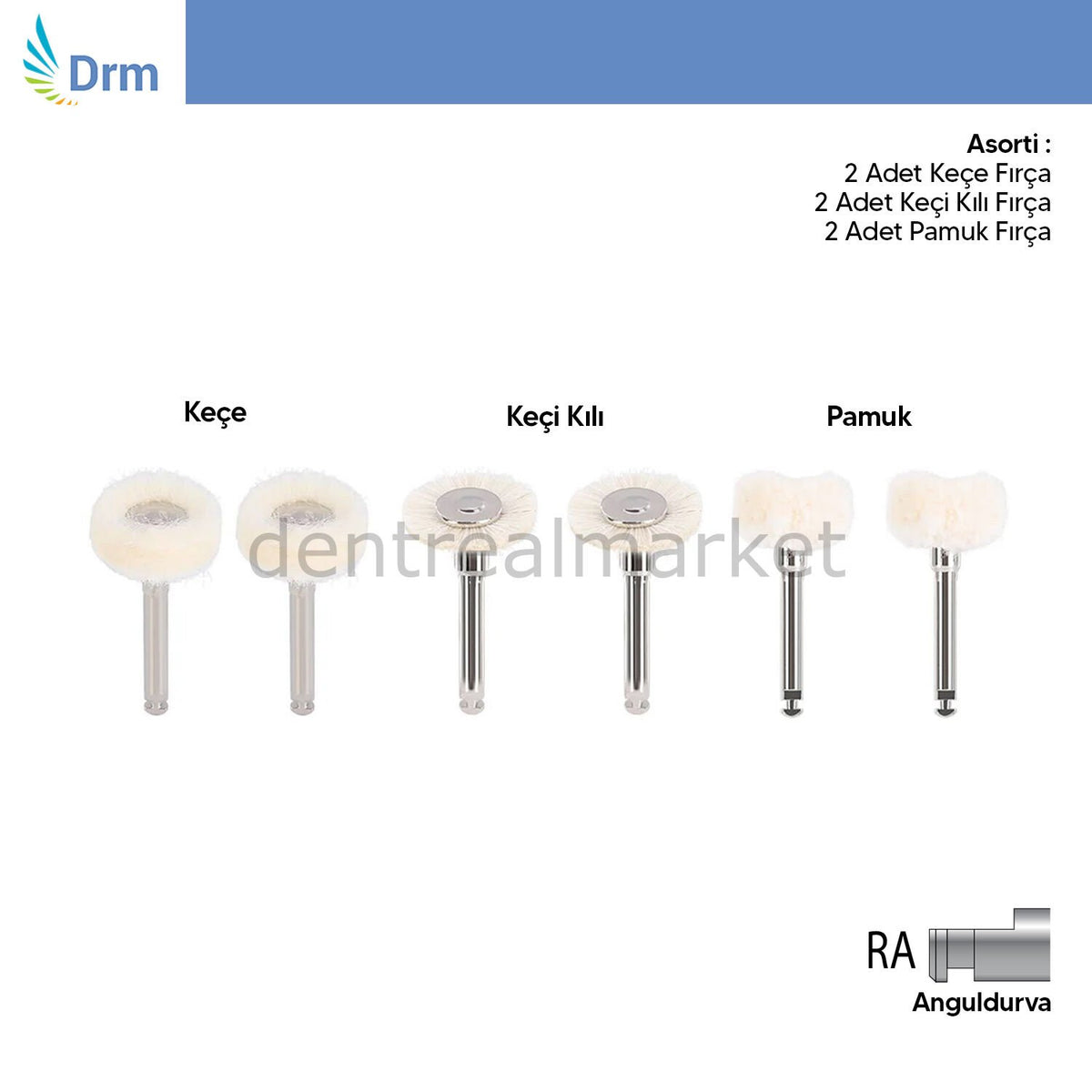 Drm Dental Porcelain and Composite Polish Set — Pack of 6