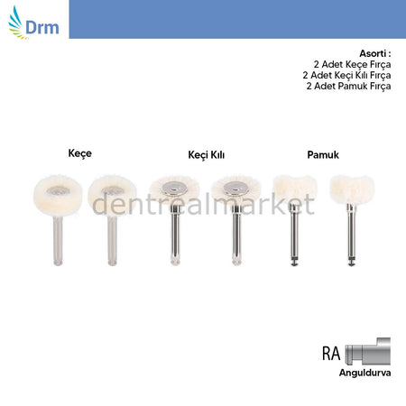 Drm Dental Porcelain and Composite Polish Set — Pack of 6