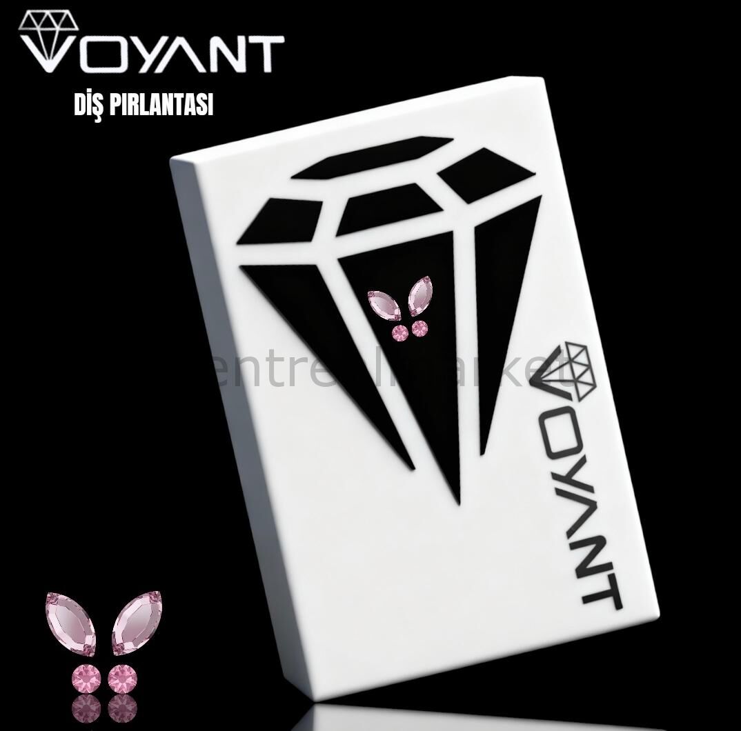 Voyant Natural Crystal Tooth Gem - Butterfly
