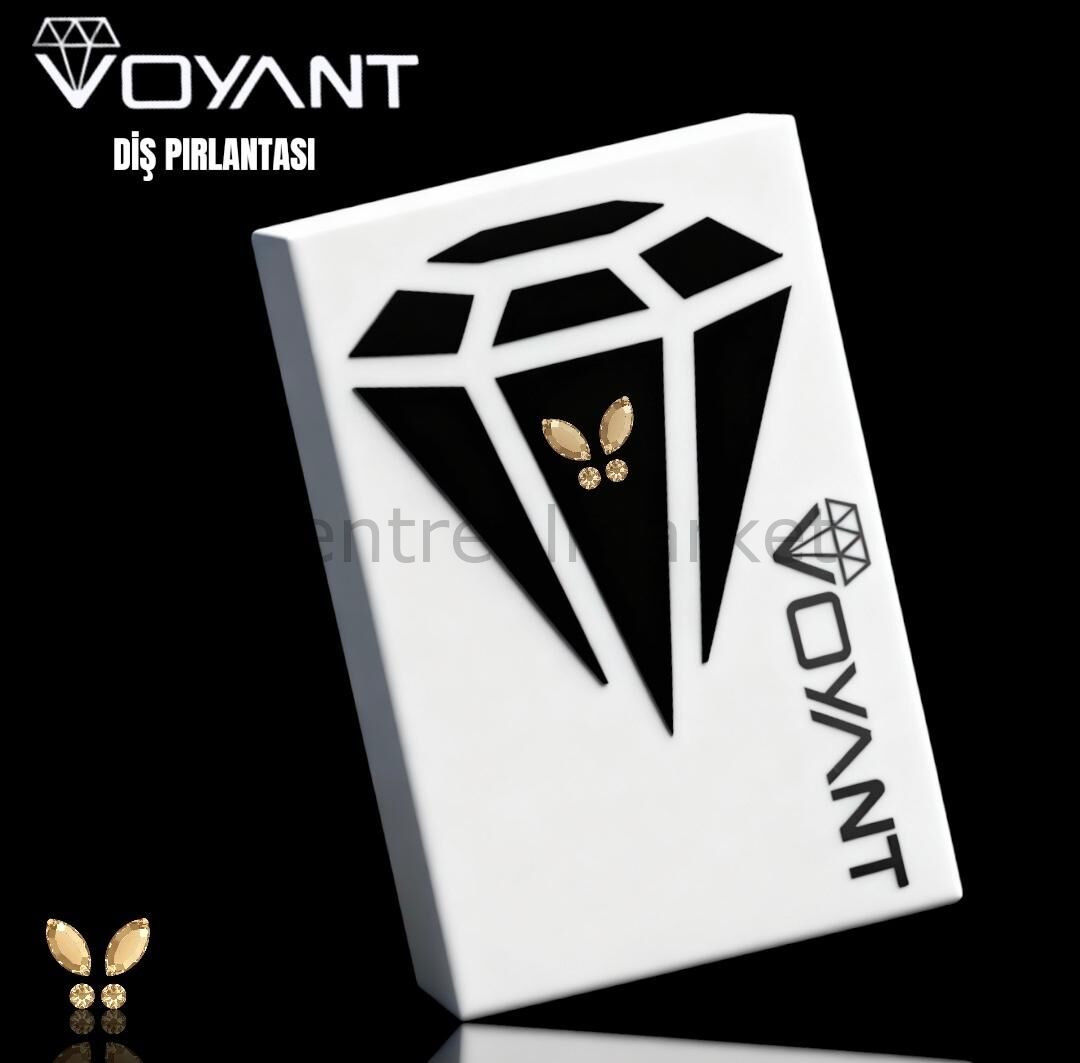 Voyant Natural Crystal Tooth Gem - Butterfly
