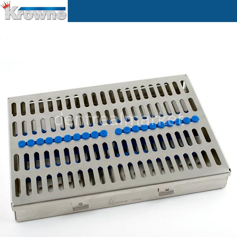 Krowne Autoclave Cassette for 20 Instruments