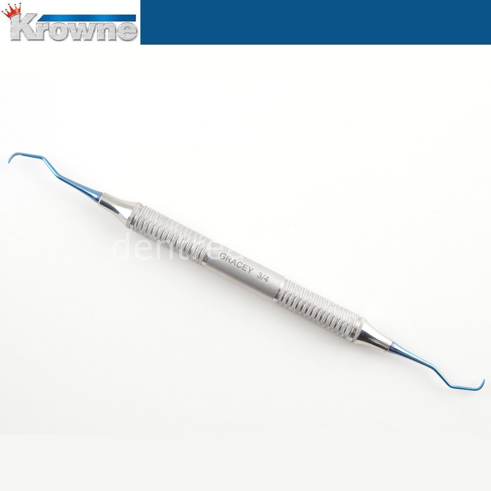 Krowne Titanium Implant Cleaning Gracey Curette 3-4