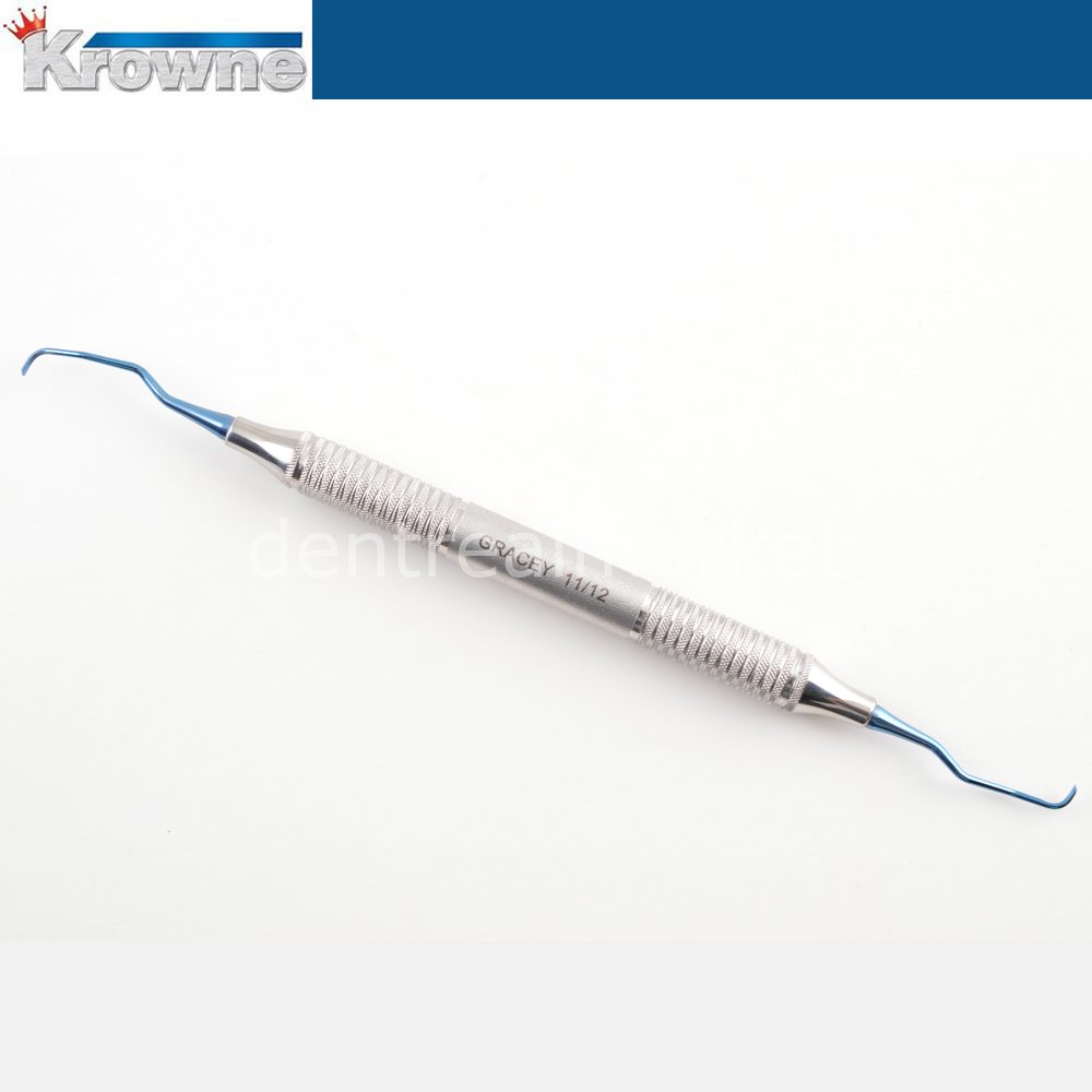 Krowne Titanium Implant Cleaning Gracey Curette 11-12