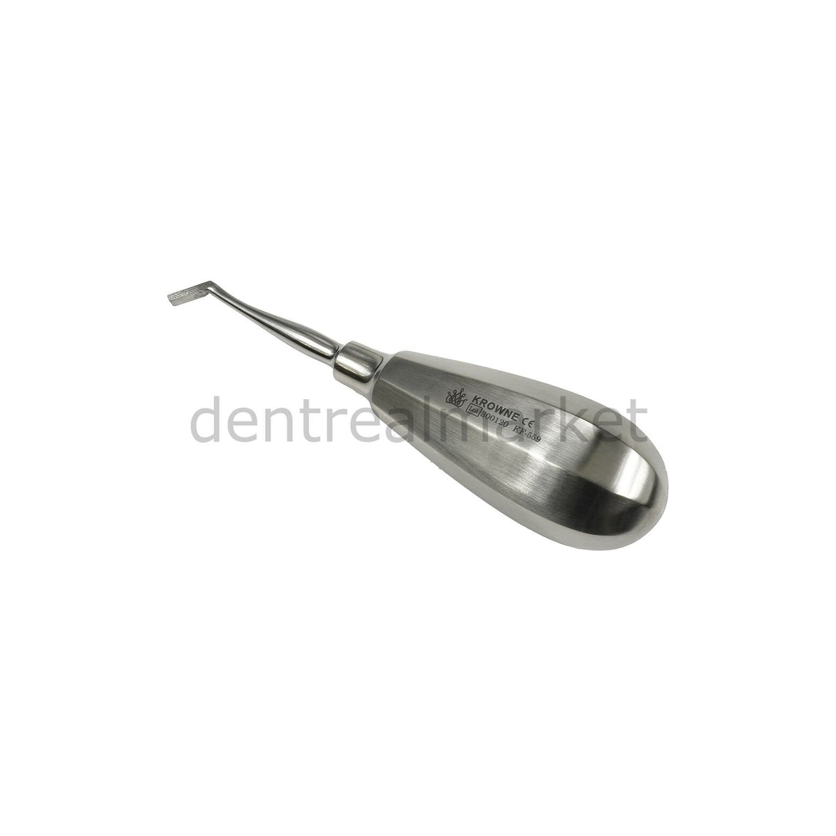 Krowne Orthodontic Band Pusher - Serrated Tip Molar Band Seating Plier