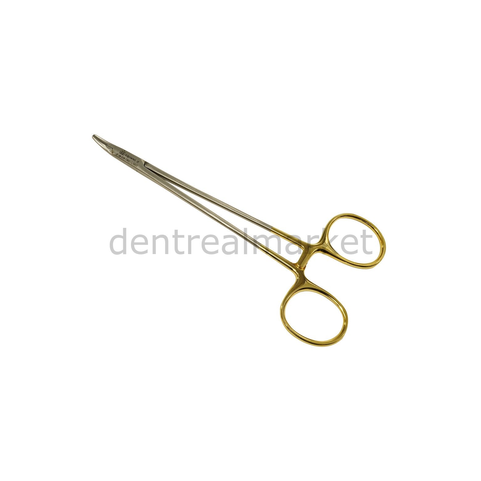 Krowne Hemostatic Forceps 14 cm TC - Curved Arterial Clamp