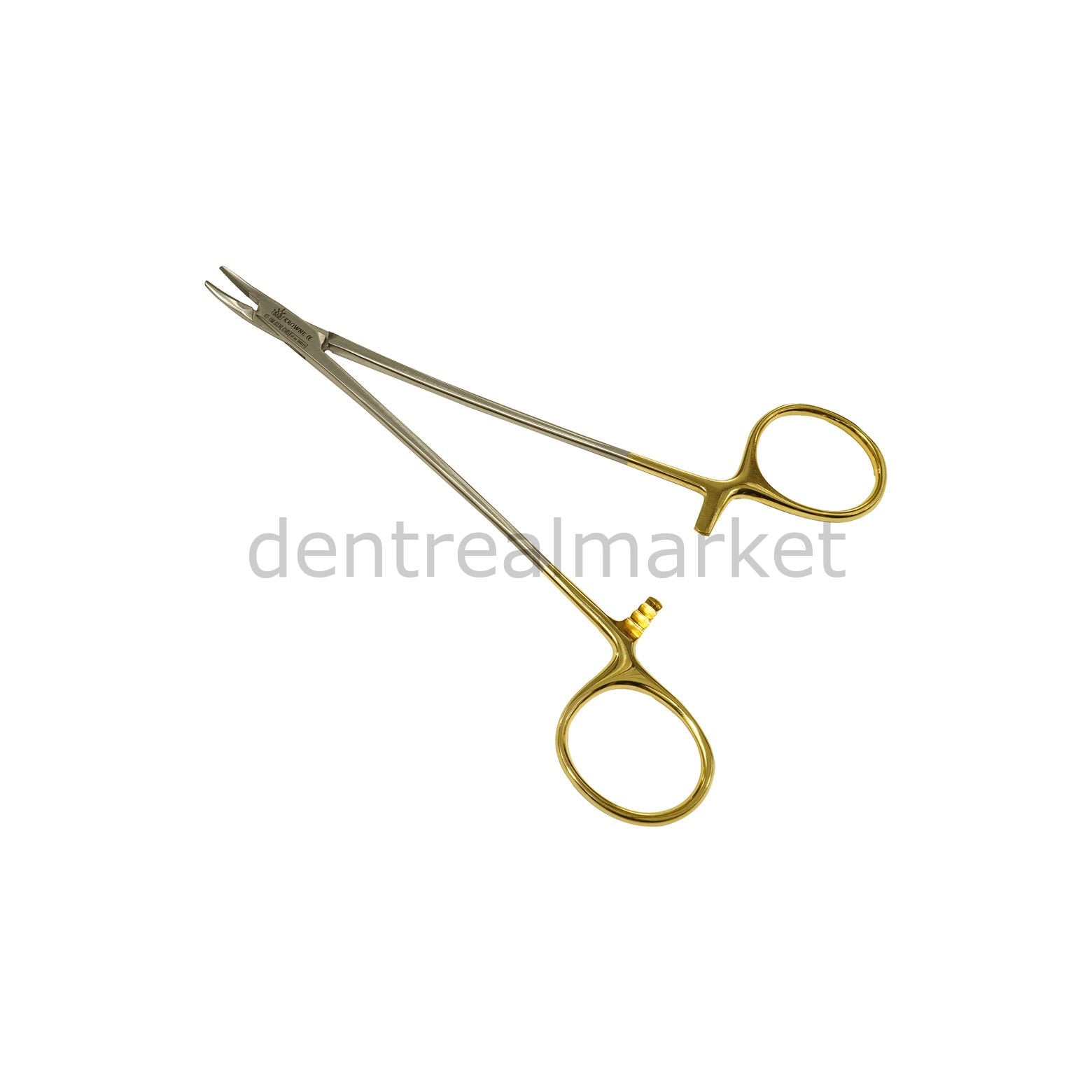 Krowne Hemostatic Forceps 14 cm TC - Curved Arterial Clamp