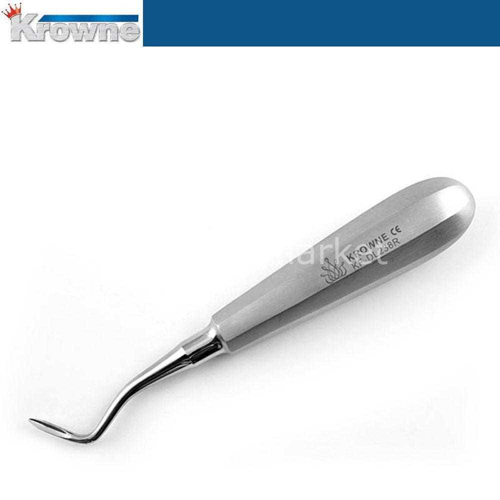 Krowne Flohr Elevator - Maxillary Root and Tooth Extraction Instrument