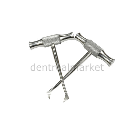 Krowne Winter (Toms) Root Elevator - T-Handle Lower Molar Elevator