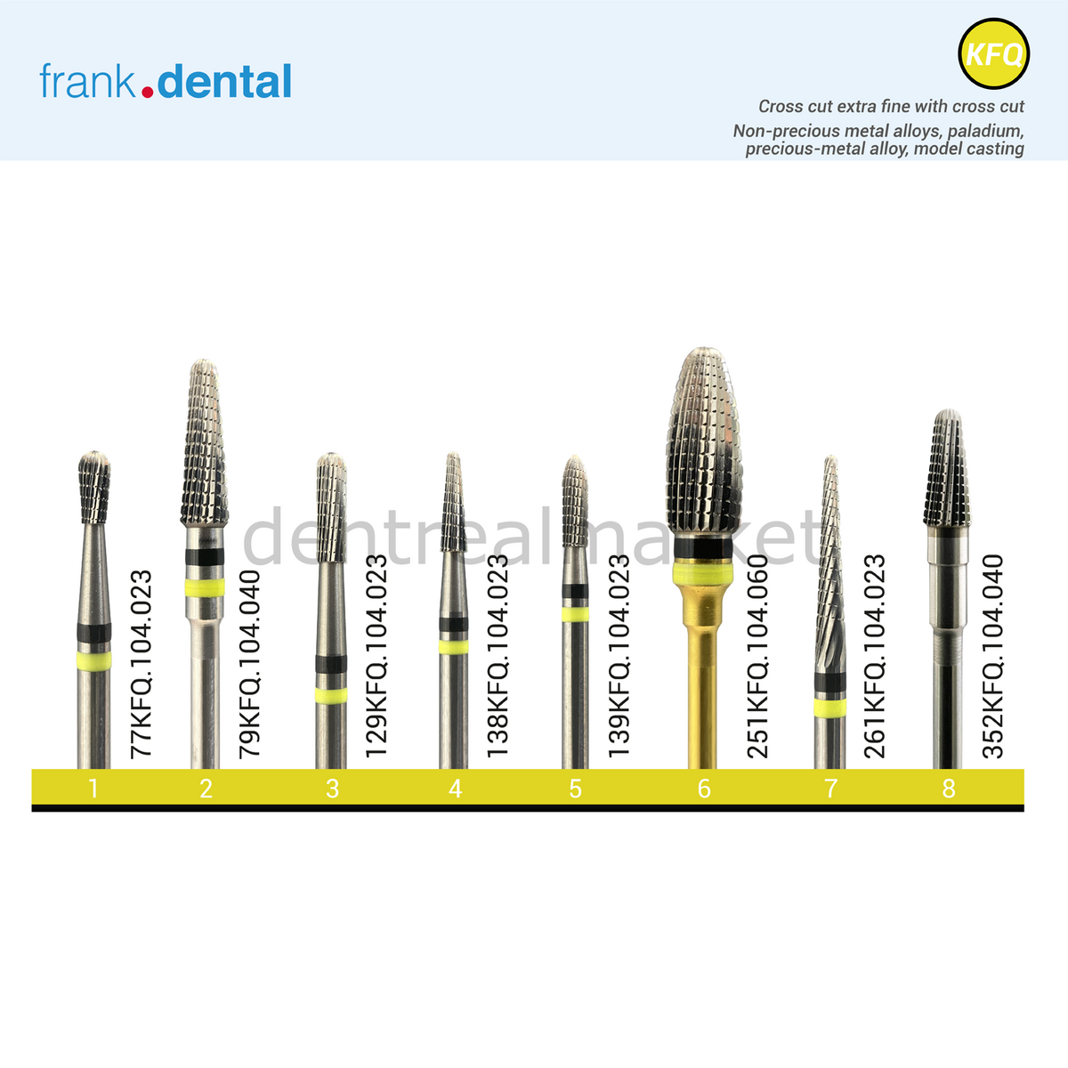 Frank Dental Carbide Monster Tip Hard Bur 77KFQ