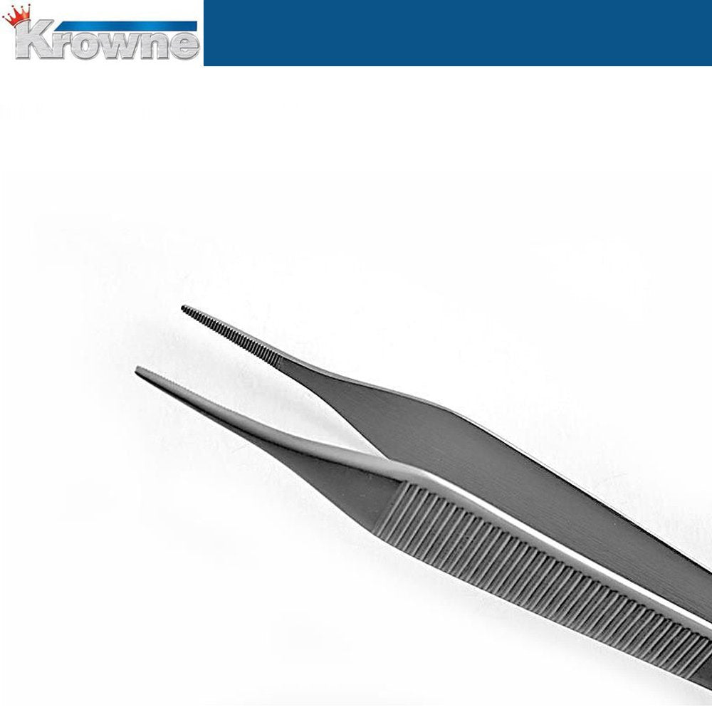 Krowne Micro Adson Forceps Straight 150 mm