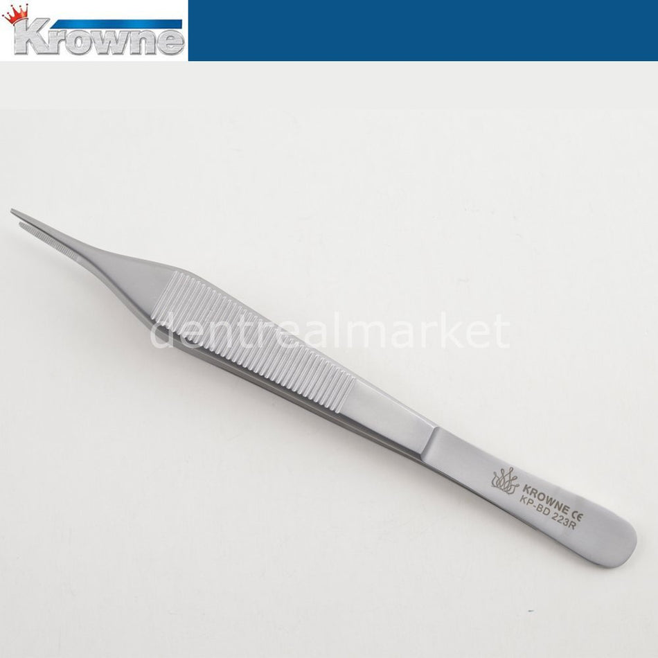 Krowne Micro Adson Forceps Straight 150 mm