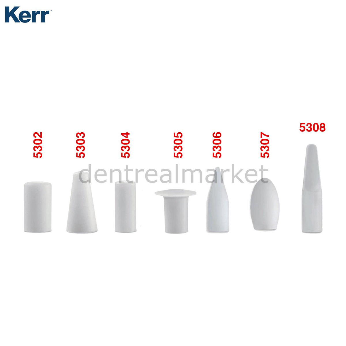 Kerr Comporoller Composite Contouring Refill Tip / Oval No. 5307