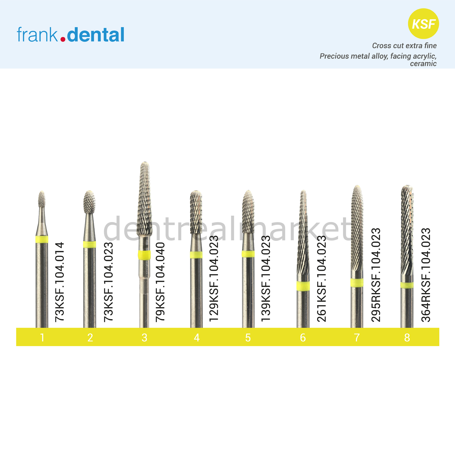 Frank Dental Carbide Monster Tip Hard Bur 364KSF