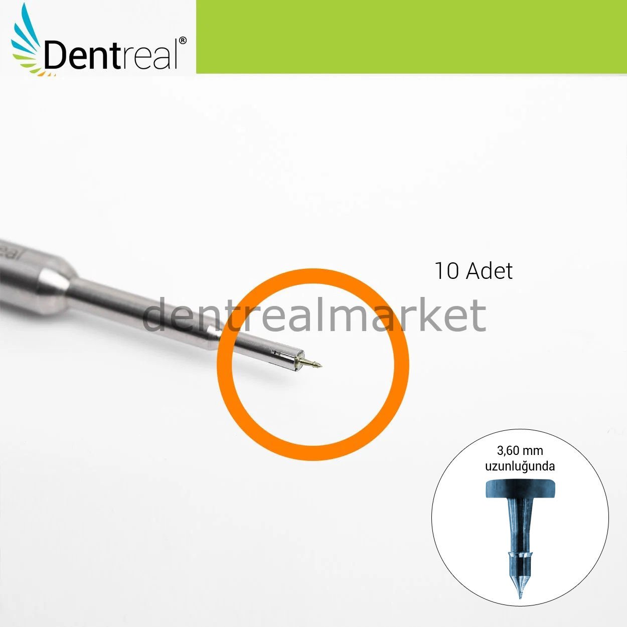 Omnitech Omnitech Membrane Fixation Pin 3.60 mm - 10 Pieces