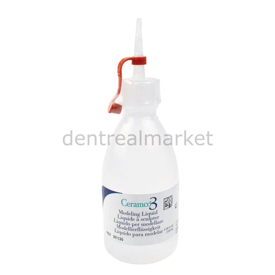 DentrealStore - Dentsply-Sirona Ceramco 3 - Modelling Liquid E - Dentin Liquid (100 ml)
