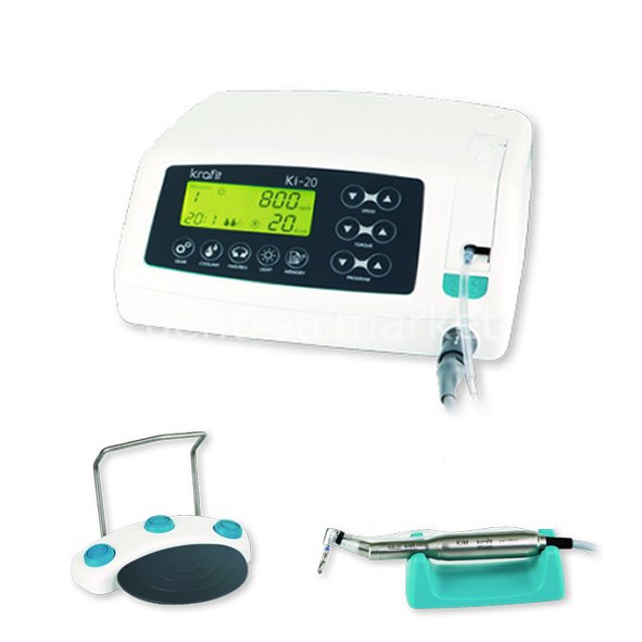 Krafit Marathon Implant Motor & Non-Lighted Contra-Angle KI-20 Set