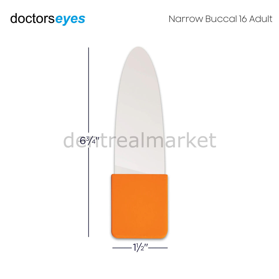 Doctorseyes Photo Mirror - Narrow Buccal 16 Adult