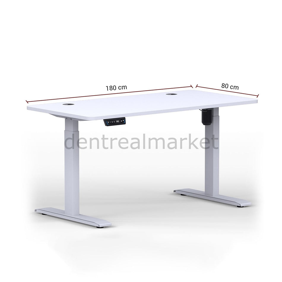 Drm Dental O-Flex Electric Height-Adjustable Ergonomic Desk - 180 x 80 cm