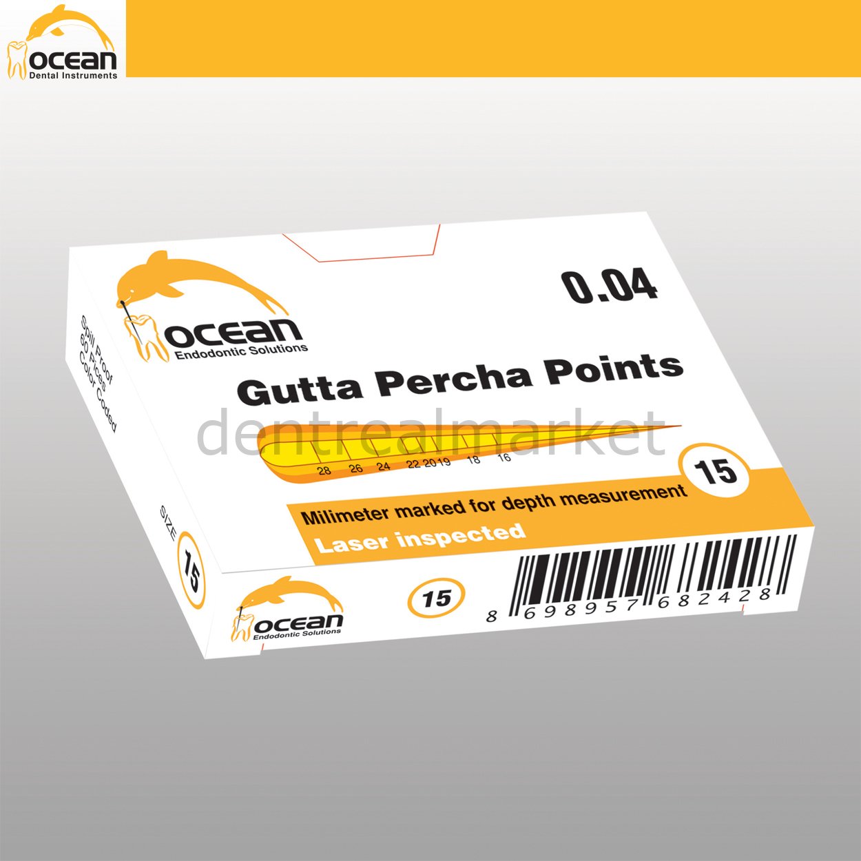Ocean Gutta Percha Point Tapered