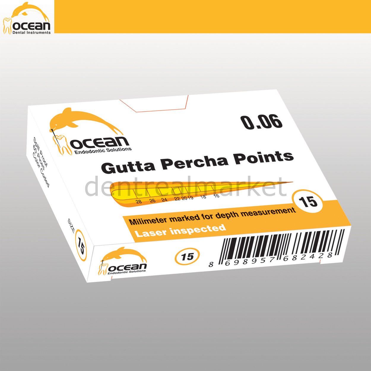 Ocean Gutta Percha Point Tapered