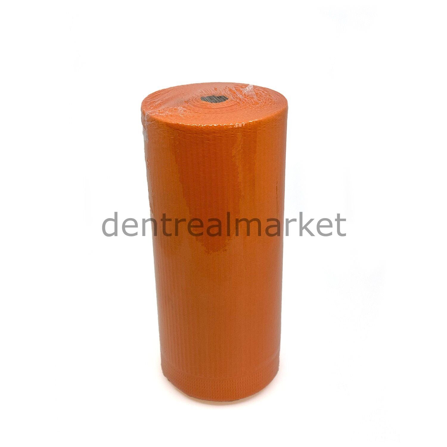 Ceda European Roll Dental Patient Bib — Orange