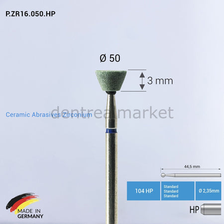 Frank Dental Zirconia and Ceramic Abrasive P.ZR16 50 mm