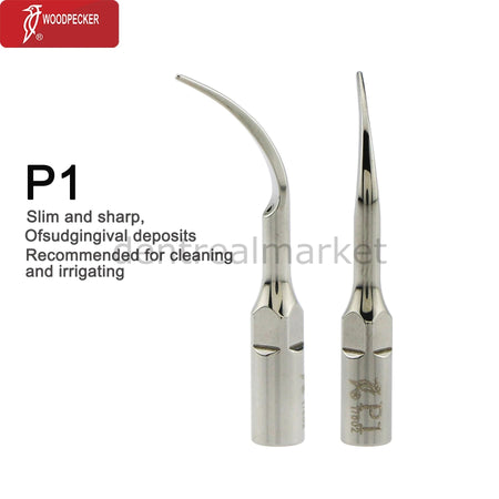 Woodpecker Periodontic Tip P1 - EMS, Mectron, Woodpecker, W&H Compatible