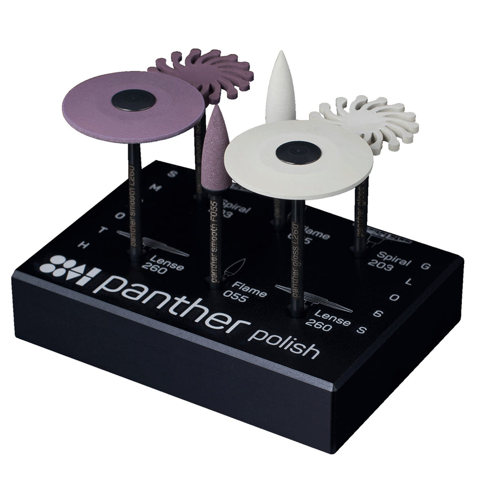 Panther Special Polishing Kit for Zirconium, Ceramic and Lithium Disilicate