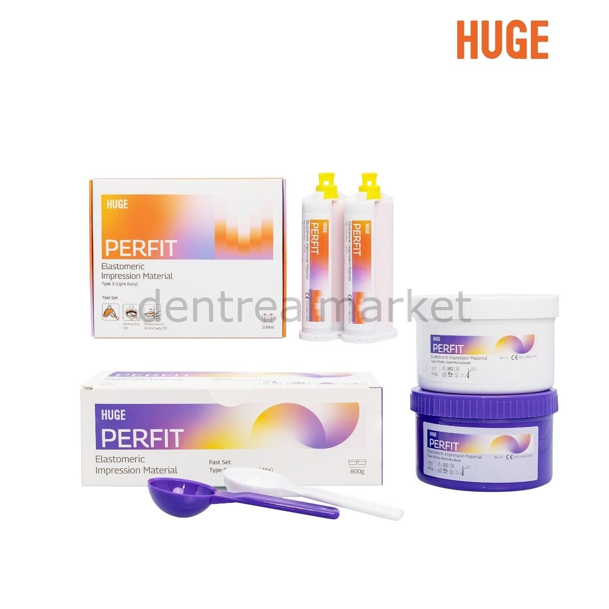 Huge Perfit A-Silicone Impression Kit - Normal Set