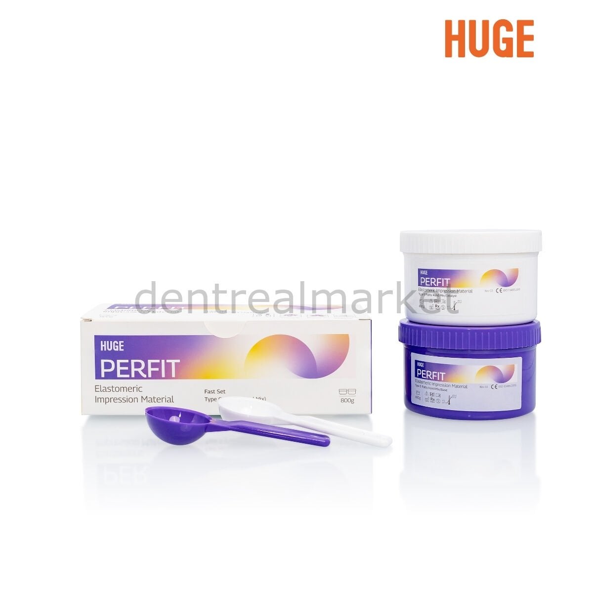 Huge Perfit Putty Hand Mix Impression Material - 400 g × 2