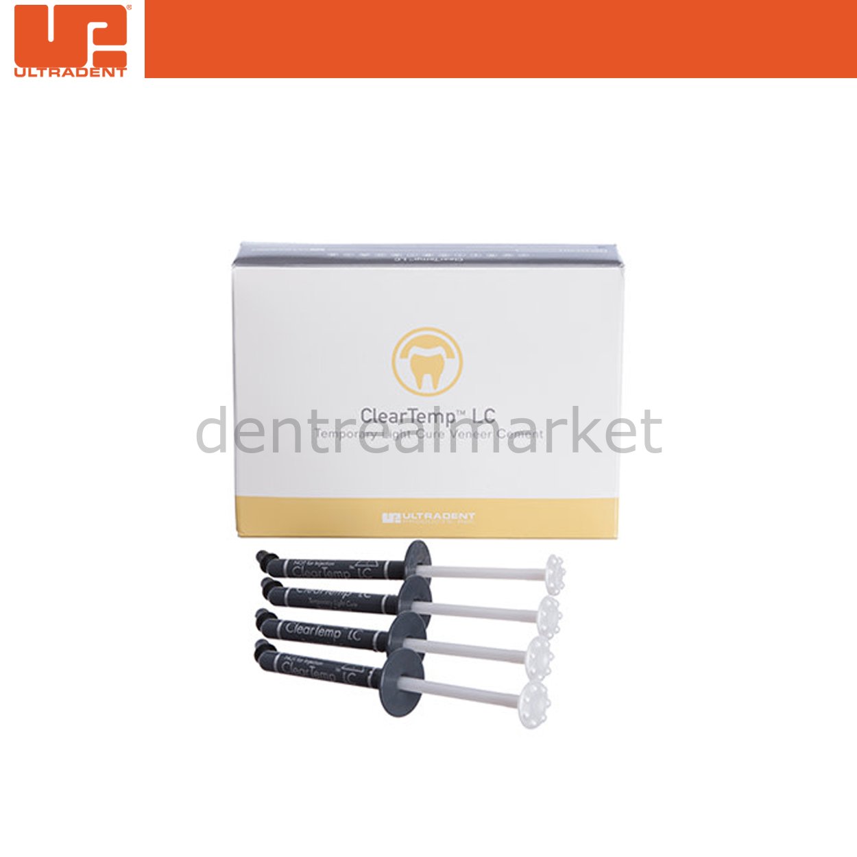 Ultradent ClearTemp LC Temporary Veneer Cement Kit