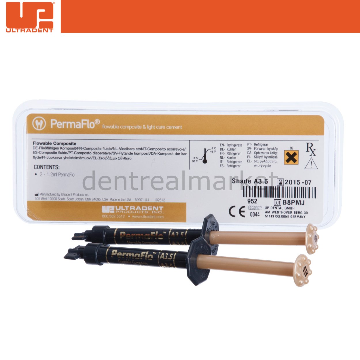 Ultradent PermaFlo Flow Dentin Opaquer Flowable Composite Refill