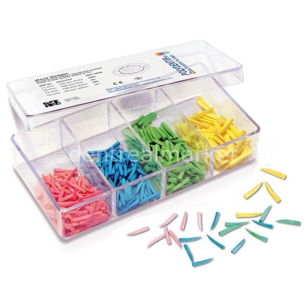 Polydentia Wooden Wedge 100-Pack Assortment