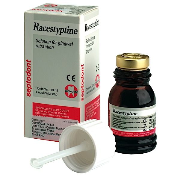 Septodont Racestyptine Aluminum Chloride Retraction Solution 13 ml