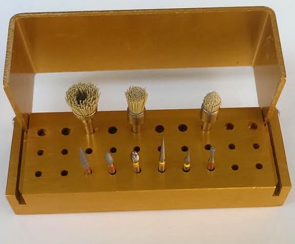 Meisinger Composite Finishing-Polishing Brush Set Natural Finish