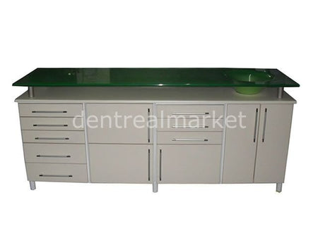 Star Dental Clinic Cabinet with Glass 200 cm Xt - B