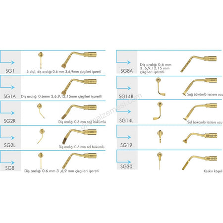 NSK Piezo Surgical Tips Bone Surgery