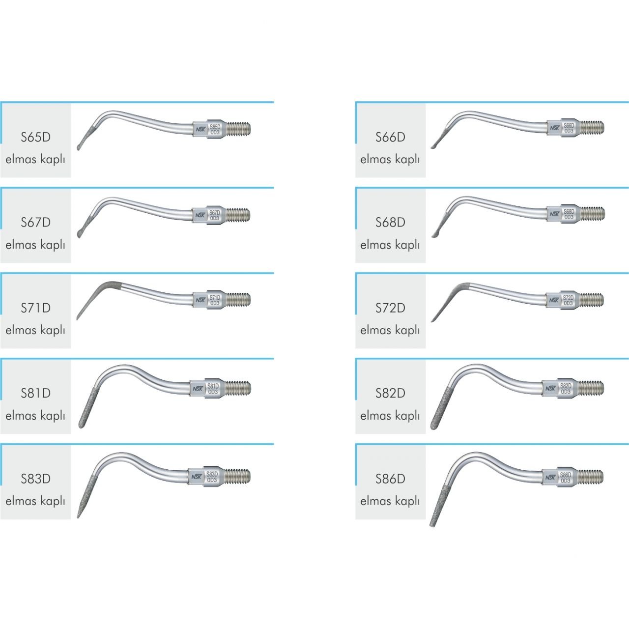 NSK Air Scaler Tips – Restorative Tips