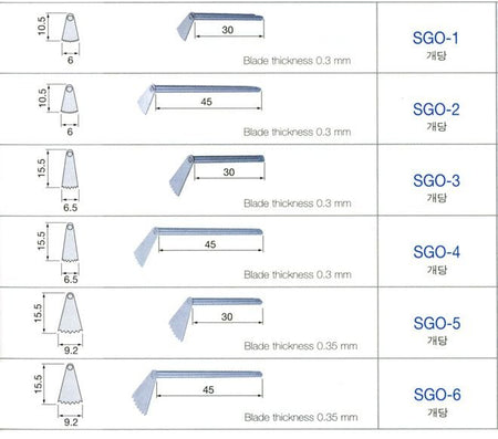 Nsk SGO-2E Surgical Saw Handpiece Tip