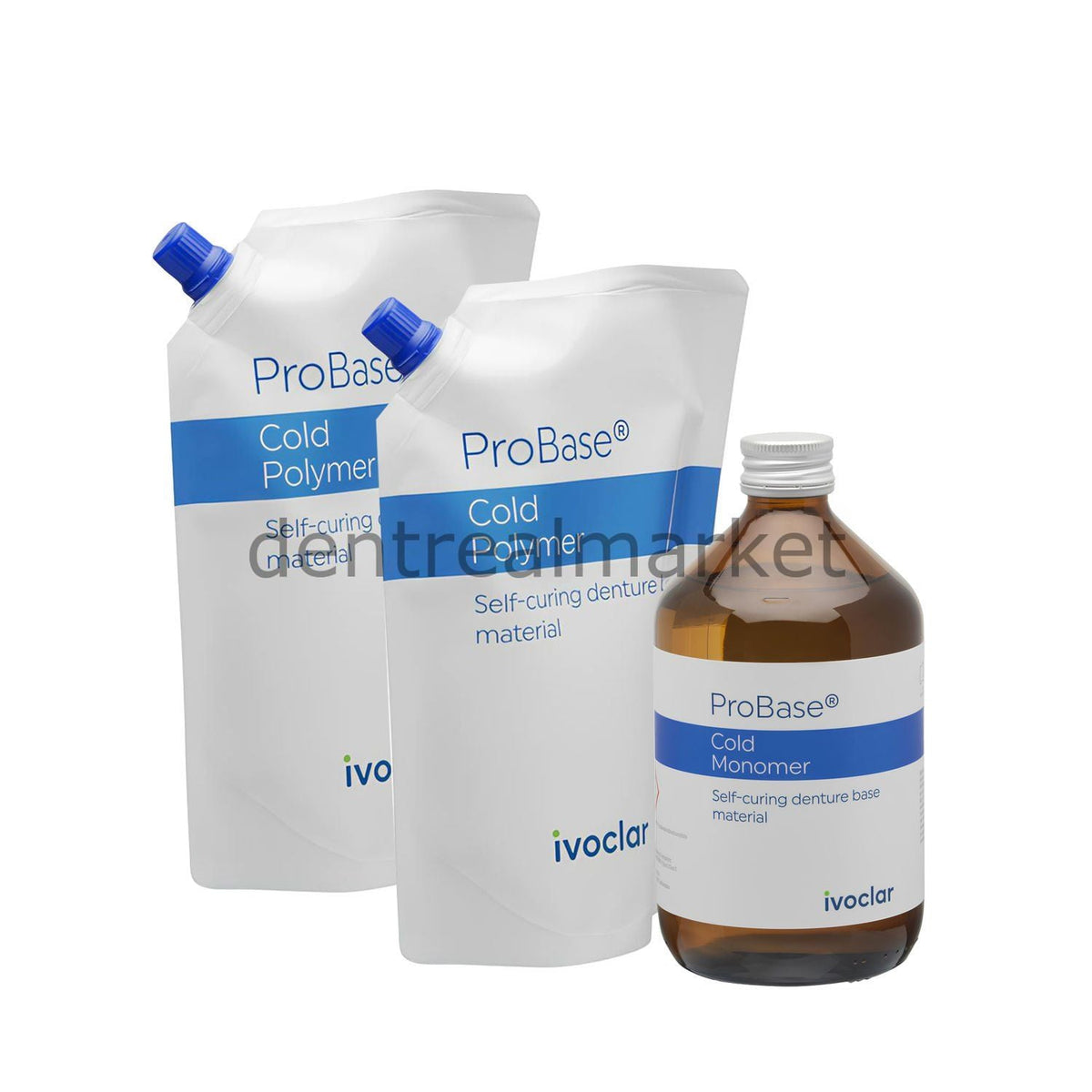 Ivoclar Vivadent ProBase Cold Cold-Cure Acrylic Kit (1 kg + 500 ml) Pink V