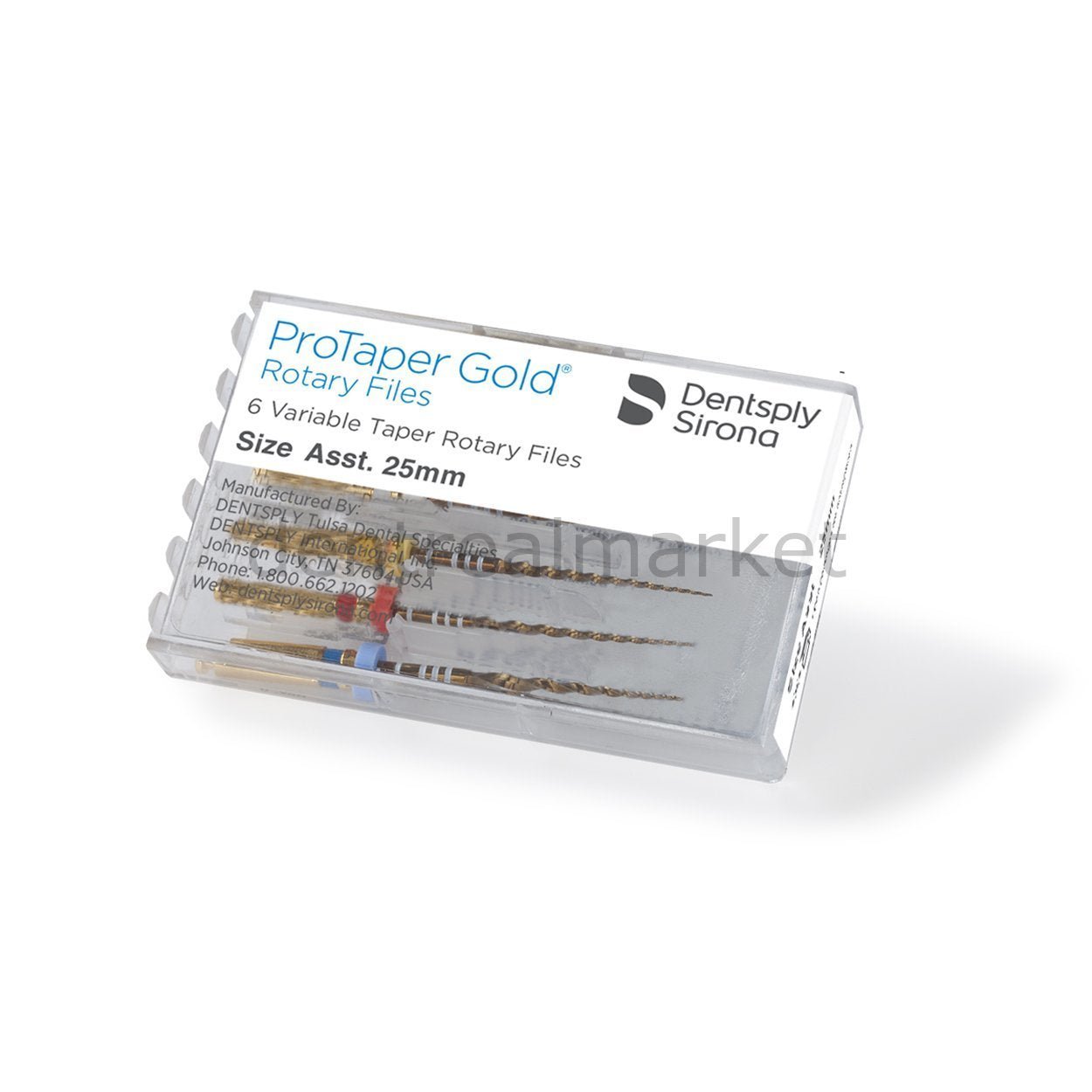 Dentsply-Sirona - Protaper Gold - Endodontic Rotary Files - 25mm ...