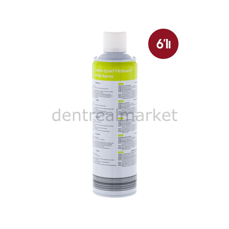 KaVo QUATTROcare Plus Spray Maintenance Oil 2140P — Pack of 6